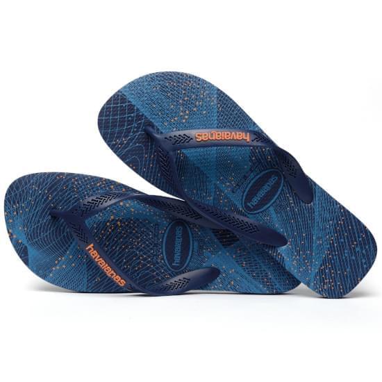 Imagem de Sandalia havaianas masculino aero graphic marinho/marinho/laranja begonia 35/36