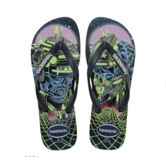 Imagem de Sandália havaiana masculina 4 nite novo grafite 35/36