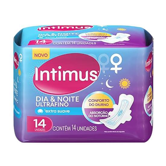 Imagem de Absorvente intimus dia & noite ultrafino com abas extra proteção suave | com 14 unidades