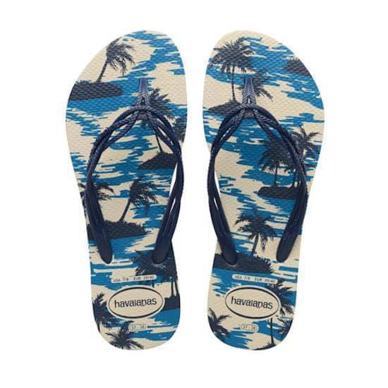 Imagem de Sandália havaianas feminina flash sweet summer bege palha 33/34