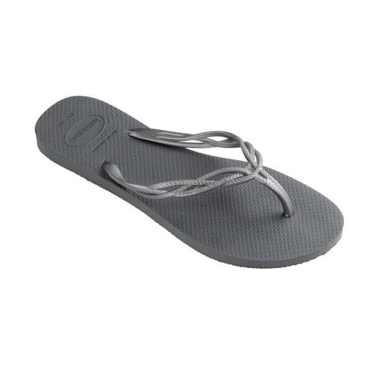 Imagem de Sandália havaianas feminina flash sweet cinza aço 33/34