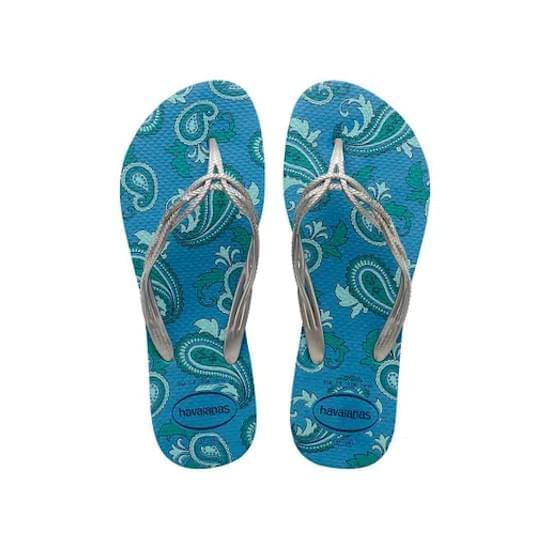 Imagem de Sandália havaianas feminina flash sweet royal azul aço 35/36