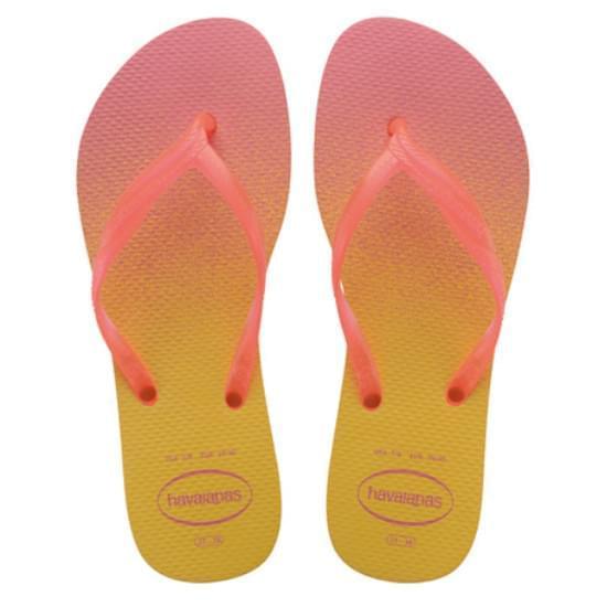 Imagem de Sandalias havaianas femininas fantasia up amarelo ouro 35/36