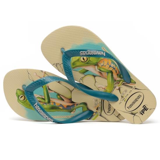 Imagem de Sandália havaianas masculino ipe areia/azul 39/40