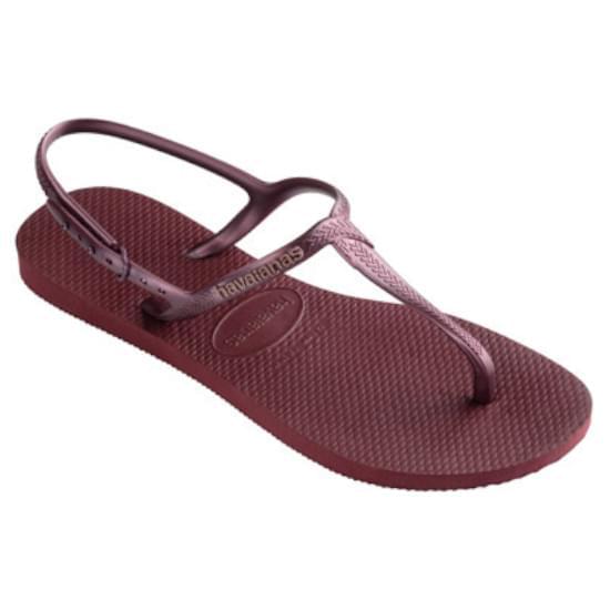 Imagem de Sandalia havaiana feminina twist vinho de uva 37/38