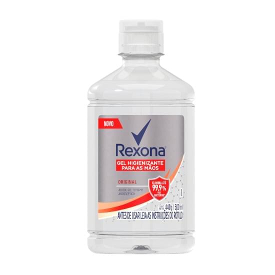 Imagem de Gel higienizante para mãos rexona original tampa 500ml