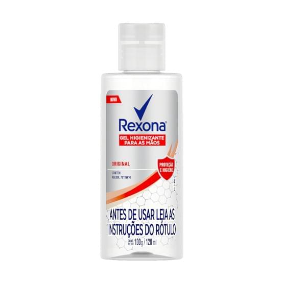 Imagem de Gel higienizante para mãos rexona original tampa 120ml