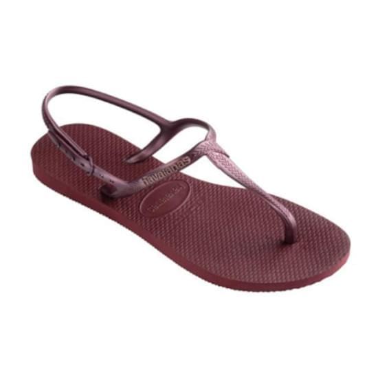 Imagem de Sandalia havaiana feminina twist vinho de uva 33/34