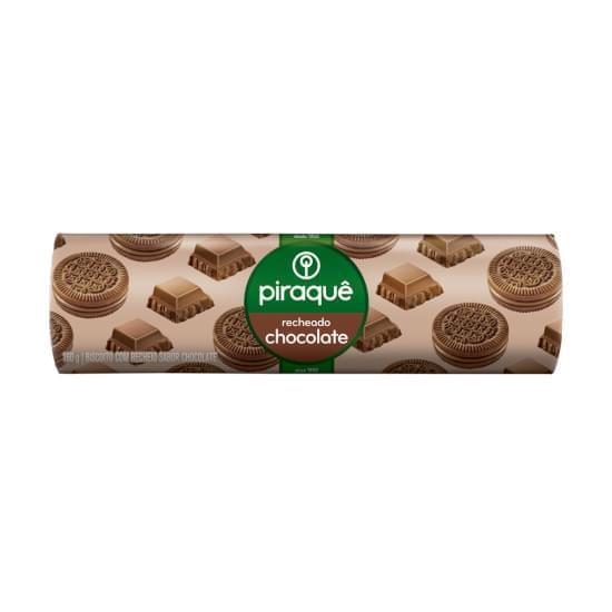 Imagem de Biscoito recheado piraque chocolate 160g