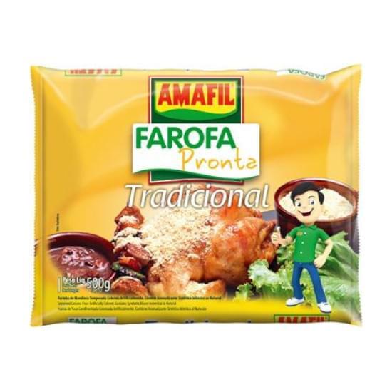 Imagem de Farofa pronta tradicional amafil 500g