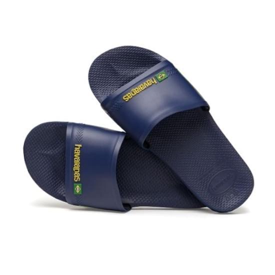 Imagem de Sandalias havaianas unissex slide brasil marinho 39/40