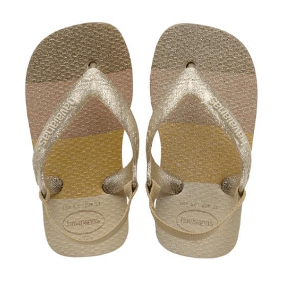 Imagem de Sandália havaianas infantil baby pallete glow areia 25/26