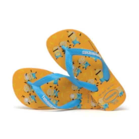 Imagem de Sandalia havaianas minions amarelo ouro 23/24