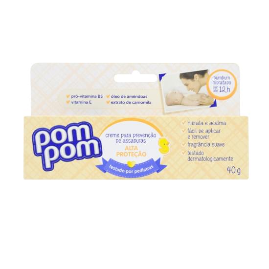 Imagem de Creme para prevenção de assaduras pom pom 40g