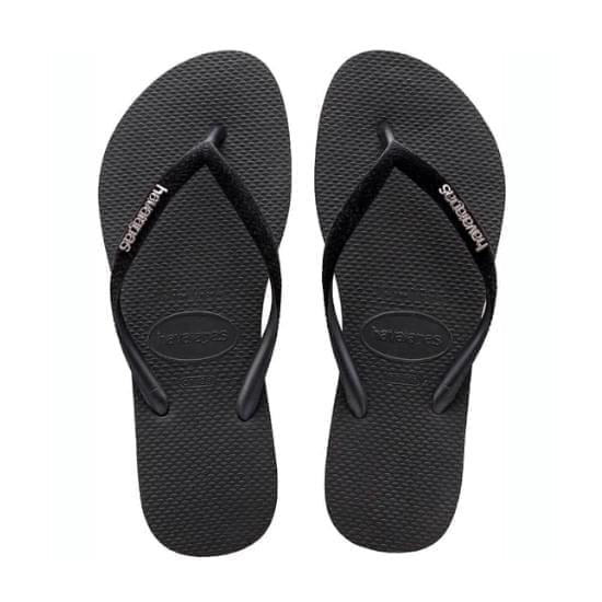 Imagem de Sandália havaianas feminina slim velvet preto 39/40