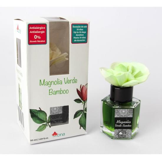 Imagem de Aromatizante ona flor magnolia bamboo verde 50ml