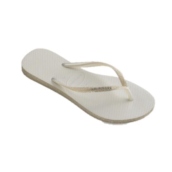 Imagem de Sandália havaiana feminina slim sparkle branco 39/40