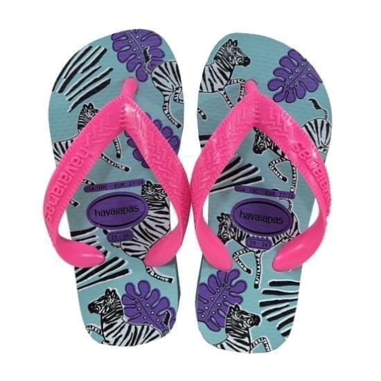 Imagem de Sandália havaianas infantil kids top fashion azul céu 23/24