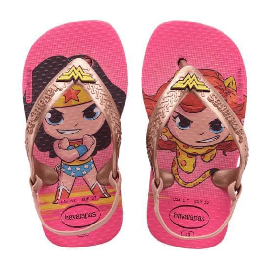 Imagem de Sandália havaianas baby hérois rosa flux 20