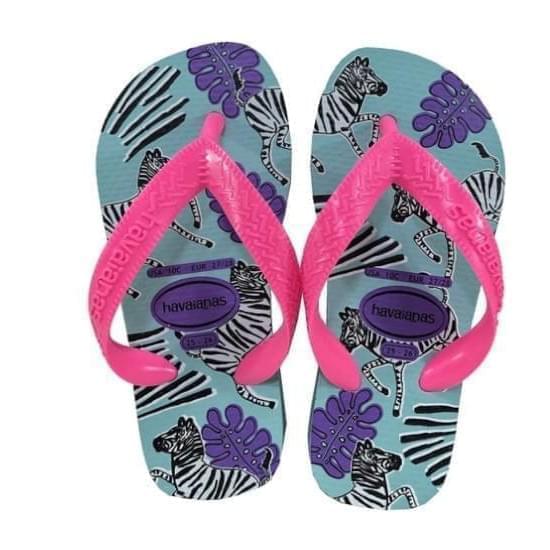 Imagem de Sandália havaianas infantil kids top fashion azul céu 27/28