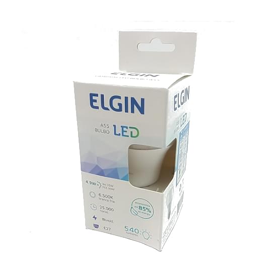 Imagem de Lampada bulbo elgin led a55 7w bivolt