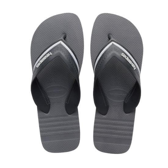 Imagem de Sandálias havaianas masculina hybrid free novo grafite/cinza aço 39/40