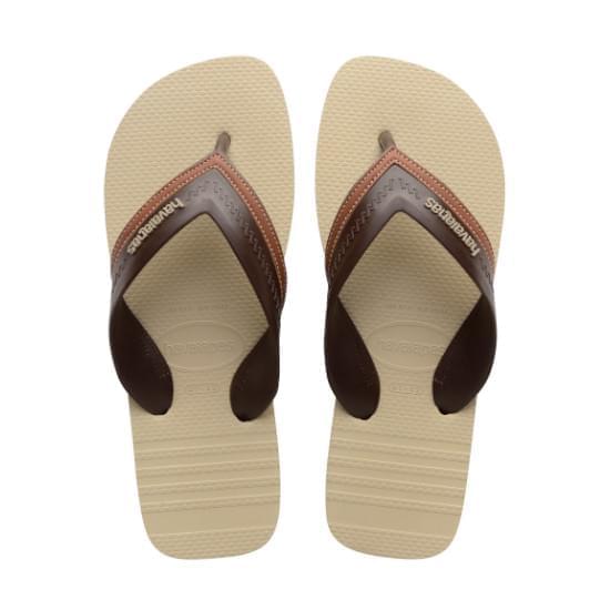 Imagem de Sandálias havaianas masculina hybrid city café 41/42