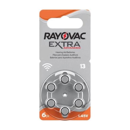 Imagem de Bateria para aparelhos auditivos extra advanced tamanho 13 rayovac | com 6 unidades