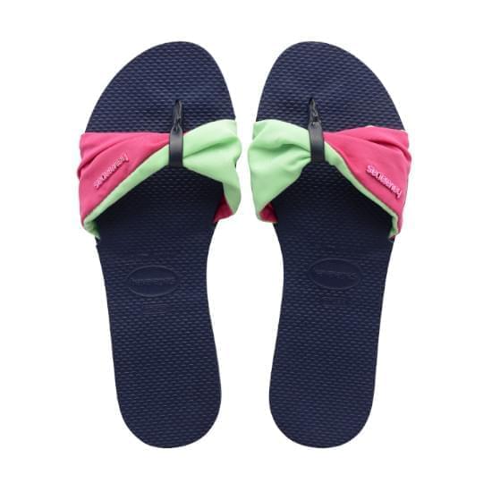 Imagem de Sandalias havaianas feminina you st trop col marinho 39/40