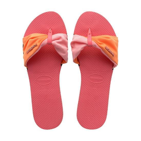 Imagem de Sandalias havaianas feminina you st trop col rosa porcelana 39/40