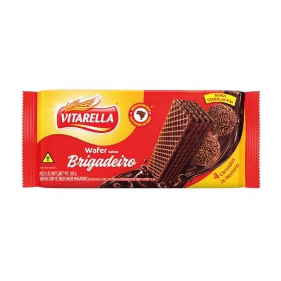 Imagem de Biscoito wafer vitarella brigadeiro 100g validade 21/07/21