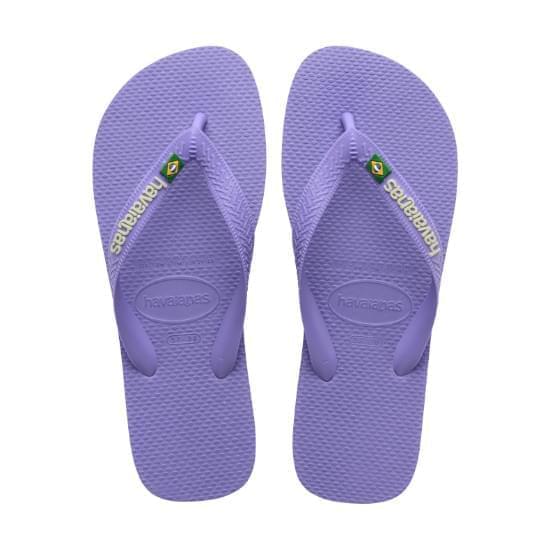 Imagem de Sandália havaianas unissex brasil logo roxo paisley 37/38