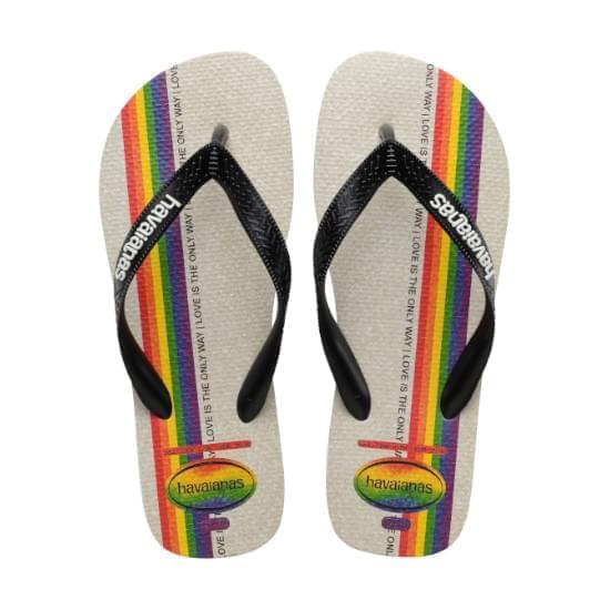 Imagem de Sandália havaianas unissex top pride preto/preto 35/36