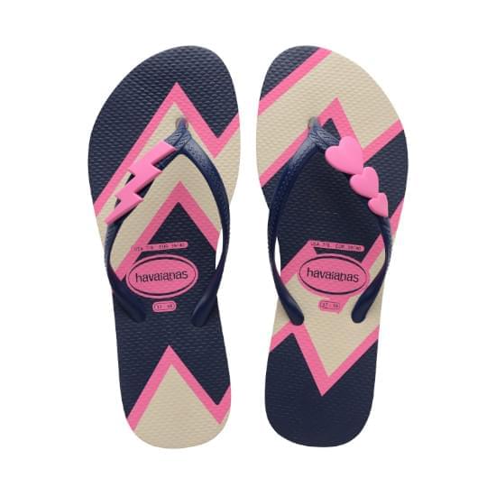 Imagem de Sandália havaianas feminina fantasia pop bege palha 33/34