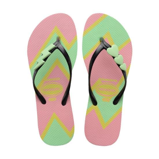 Imagem de Sandália havaianas feminina fantasia pop verde jardim 39/40