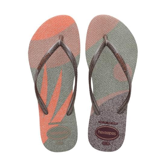 Imagem de Sandália havaianas feminina slim palette glow rosa crocus 39/40