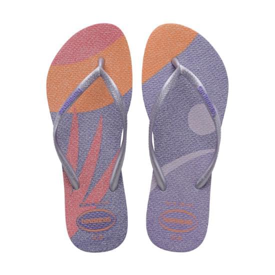 Imagem de Sandália havaianas feminina slim palette glow lilas calmo 33/34