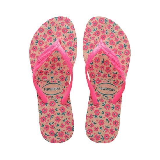 Imagem de Sandalia havaiana feminina fantasia romantica rosa ballet 35/36