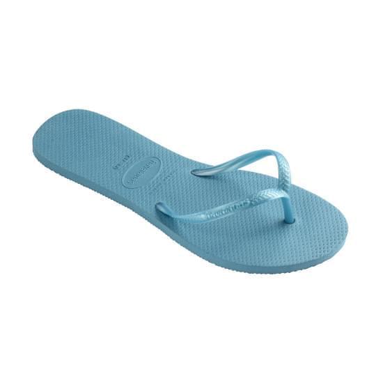 Imagem de Sandalia havaiana feminina flat azul nautico 33/34