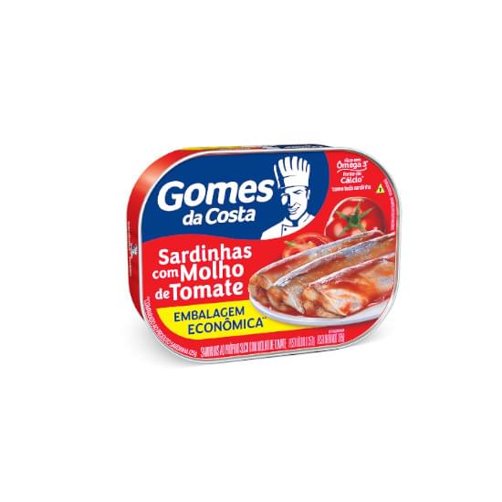 Imagem de Sardinha gomes da costa ao próprio suco com molho de tomate 250g