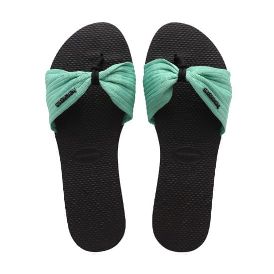 Imagem de Sandália havaianas feminina you st tropez basic preto 33/34