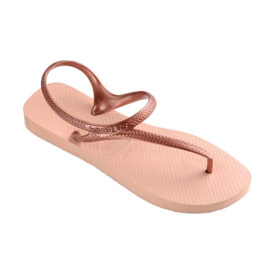 Imagem de Sandália havaianas feminina flash urban rosa ballet/ dourado blush 39/40