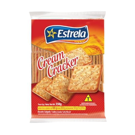 Imagem de Biscoito salgado estrela cream cracker tradicional 350g