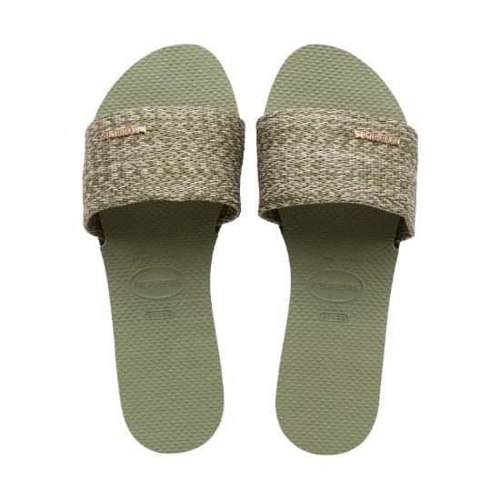 Imagem de Sandália havaianas feminina you malta verde yucca 37/38