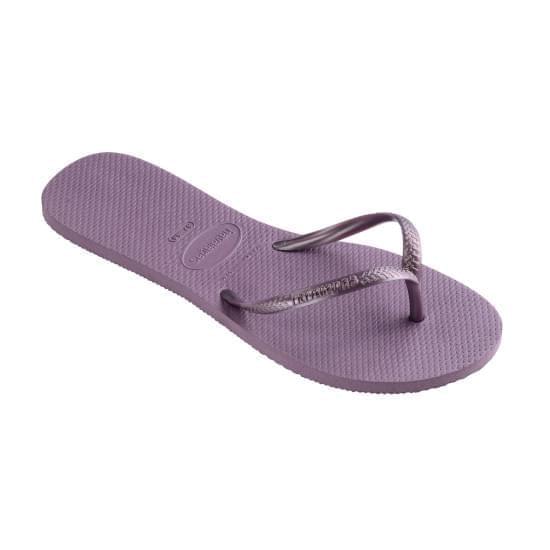 Imagem de Sandalia havaiana feminina flat roxo iris 41/42