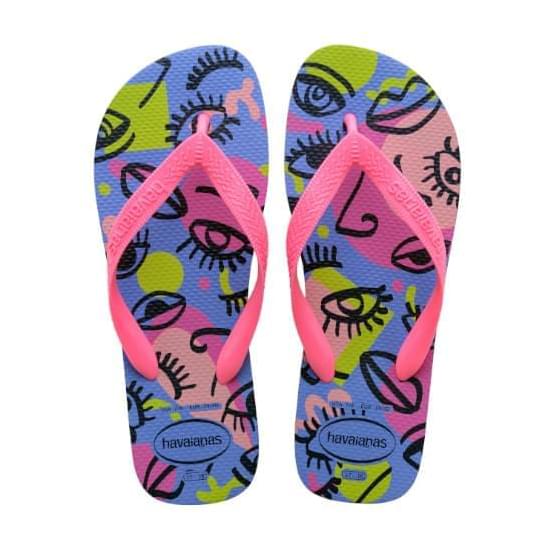 Imagem de Sandalia havaiana feminina top cool azul provence 37/38