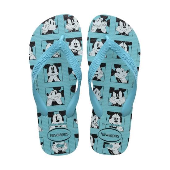 Imagem de Sandalia havaiana masculina top disney azul 31/32