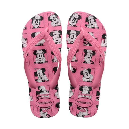 Imagem de Sandalia havaiana masculina top disney rosa cristal 39/40