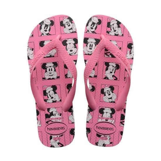 Imagem de Sandalia havaiana masculina top disney rosa cristal 41/42