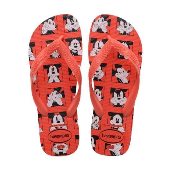 Imagem de Sandalia havaiana masculina top disney vermelho crush 35/36